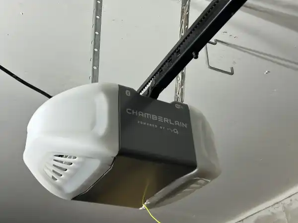 Professional installation of a new Chamberlain smart opener
